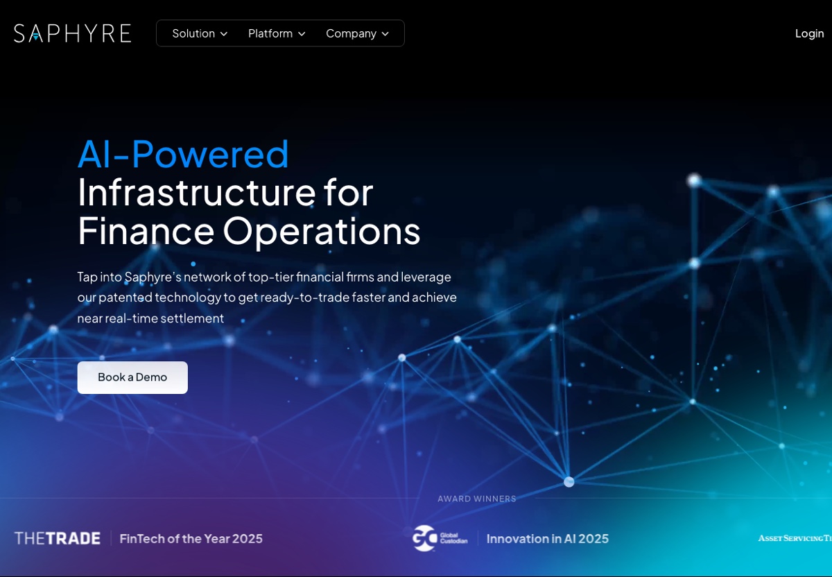 The Saphyre homepage